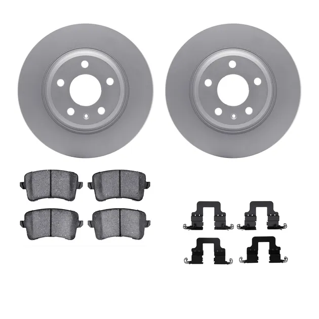 R1 Concepts WDWH1-73040 Brake Rotor- Carbon Coated W/ Ceramic Pads & Hdw